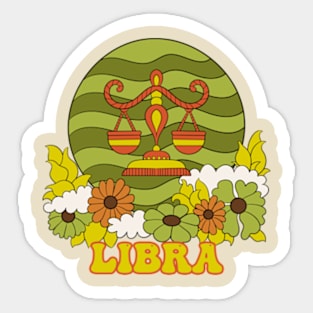 Libra Zodiac Sticker